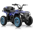 thumbnail image 2 of 40 cc Trail Blazer Ride-On Buggy,4 Stroke Dual-Speed Off-road 4-Wheeler, Key-Lock Safe & 10-15mph, Front & Rear Shocks and Knobby Tires for Grass, Dirt and Gravel,BLUE, 2 of 9