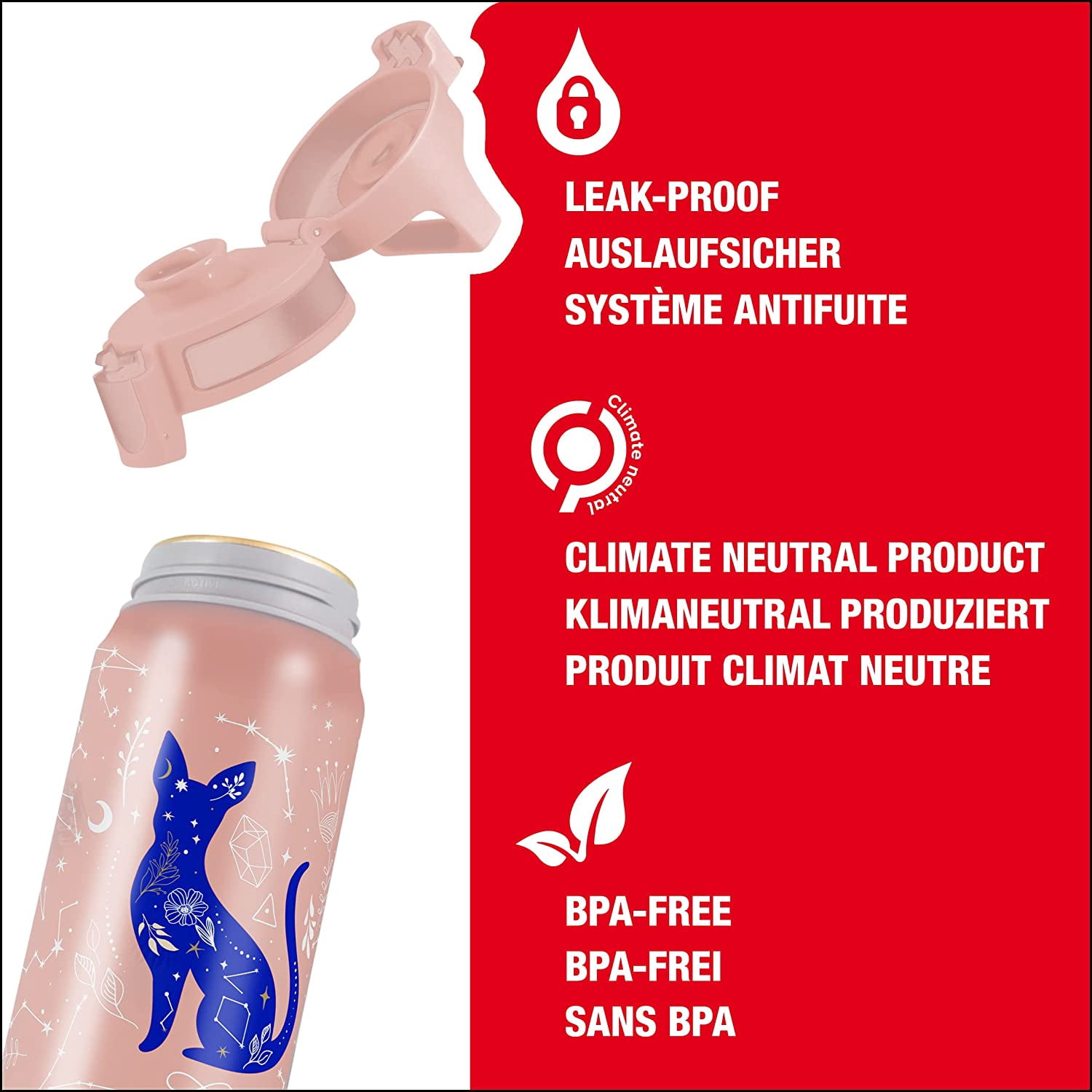 SIGG Aluminum Kids 20 oz BPA-Free Leak-Proof Lightweight Kids Water Bottle My Universe