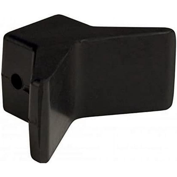 CE Smith - Bow Stop - 4" x 4" - 7" Span - Durable Boat Accessory for the Perfect Fit - Black Rubber