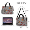thumbnail image 3 of 16" Laptop Briefcase for Work Travel Laptop Shoulder Bag Carrying Handbag Laptop Case Red Berries and Robin Birds, 3 of 8