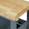 thumbnail image 4 of ClickDecor Anson Kitchen Cart Gray, 4 of 12
