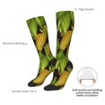 thumbnail image 6 of Fotbe Corn 2 print Women's Men's Novelty Crew Socks Cotton Socks Knee High Socks for Walking,Running,Nurses,Pregnancy, 6 of 8