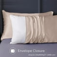 thumbnail image 5 of 2 PCS Satin Pillow Case Good Housekeeping Quality Tested Give You Soft Care 20.08*30 "(Champagne), 5 of 8