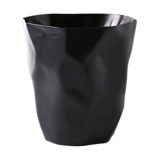 Maoww Home Office Small/Large Size Plastic Trash Can Living Room Bedroom Rugate Garbage Bin Waste Container