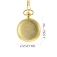 thumbnail image 4 of Analog Pocket Watch Battery Powdered Watch Retro Hanging Watch with Chain, 4 of 8