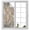 Gray, variant on Beige Brown Copper Rust Window Privacy Film, Abstract Vintage Industrial Minimalist Frosted Glass Window Clings Static Cling UV Heat Blocking Reusable Door Sticker for Bathroom 19.6 x 39.3 Inch