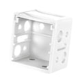 thumbnail image 2 of Mini Blind Brackets White Plastic Profile Box Mounting Window Blinds Headrail Bracket 1Pcs, 2 of 9