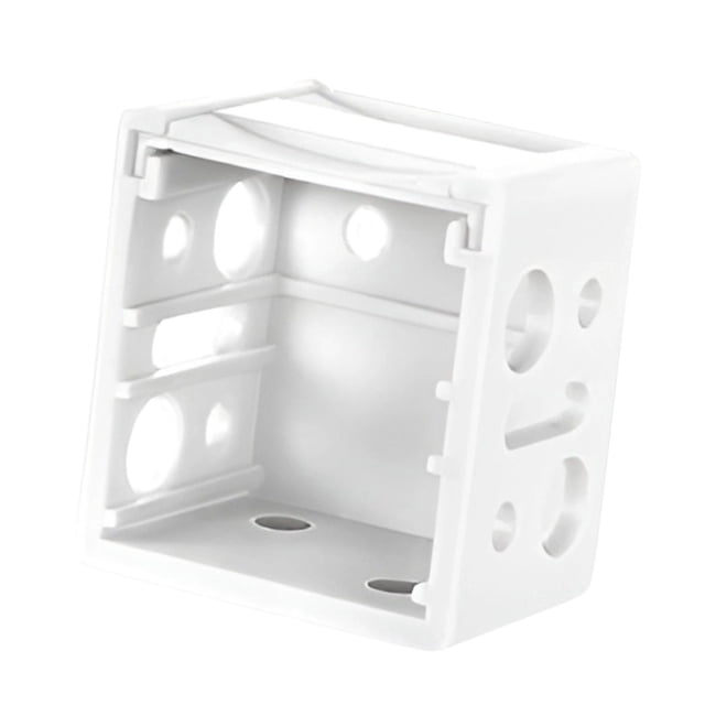 Support de Montage pour Mini Store, Fixation de Rideau de Fenêtre, Support de Tête de Store, Code d'Installation Stable en Plastique Durable pour Store de Fenêtre Intérieur Domestique, Pièce de Quincaillerie d'Assemblage Fixe, Blanc