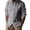 Gray, variant on Miluxas Men's Cotton Linen Long Sleeve Shirts Casual Button Down Banded Collar Shirt Beach Summer Tops with Pocket Light Blue
