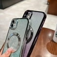 thumbnail image 5 of for iPhone 11 Case Glitter Magnetic Compatible with MagSafe Full Camera Lens Protection Luxury Plating Cute Bling Clear Shockproof Slim Phone Case for Women Girls (Silver), 5 of 14