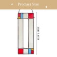 thumbnail image 3 of Handmade Stained Glass Photobooth Frame, Vertical Hanging Photo Strip Frame, Copper Foil Glass Picture Frame for Memory Display (#F), 3 of 4