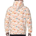 thumbnail image 7 of Salouo Cute Ducks In Hats Pattern Men's Fall Hoodie Sweatshirt,Sport Hoodie with Pockets for Men Pullover Casual Hooded Sweatshirt-XX-Large, 7 of 7
