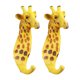 thumbnail image 3 of EeaseMX 2 ganchos rústicos con forma de cabeza de jirafa, decorativos para pared, adornos de animales., 3 of 7