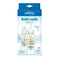 thumbnail image 3 of Dr. Brown's Natural Flow Anti-Colic Options+ Narrow Baby Bottle, Squirrel/Goat, 8oz/250ml, 0m+, 2 Pack, 3 of 25