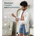 thumbnail image 6 of DAVID ARCHY Adult Men's Underwear Breathable Bamboo Rayon Trunks 4 Pack Multi Colors,Sizes S-2XL, 6 of 6