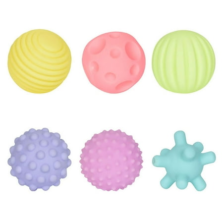 Boule Sensorielle Pour Bebe Creative 6pcs Petite Balle De Bebe Jouet Boules De Massage Sensoriel Walmart Canada