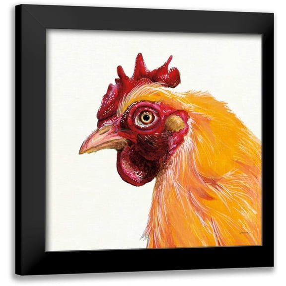 Ducklow, Patsy 12x12 Black Modern Framed Museum Art Print Titled - Her Hilda Crop on White