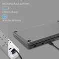 thumbnail image 5 of Foldable BT Wireless Keyboard Portable Keyboard Pocket-size Keyboard Support Android Windows IOS Smartphone and Tablet Grey, 5 of 5