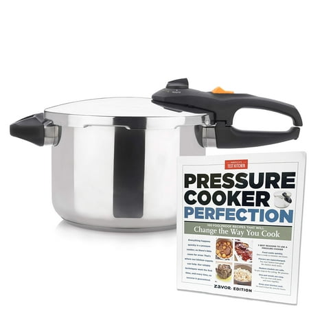 Zavor Duo 6.3 qt Pressure Cooker  with ' America's Test Kitchen'  Zavor edition  Pressure Cooker Perfection (Best Pressure Cooker America's Test Kitchen)
