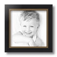 thumbnail image 2 of ArtToFrames 8" x 8" Black Velvet with Gold - 1.25 Picture Frame, 8x8 inch Black MDF Poster Frame (WOM-4690), 5 Pack, 2 of 7