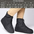 thumbnail image 2 of Fishing Garden Travel Cycling Raining Shoes Zipper Not-Slip Rain Protection Waterproof Galoshes Shoe Covers Reusable M, 2 of 8