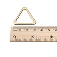 thumbnail image 5 of Uxcell Triangle Ring Buckle 25mm Inner Width Zinc Alloy Electroplated Gold Tone 10 Pack, 5 of 5