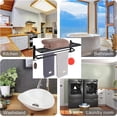 thumbnail image 2 of Estante de Toallas Plegable de Pared, Toallero de Acero Inoxidable Negro con Barras y Ganchos, Ideal para Baño y Cocina, 2 of 4