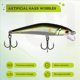 thumbnail image 4 of Señuelos de Pececillos Hundidos para Trucha Lubina, Wobblers Artificiales Duros de 63 mm, Efectivos en Agua Dulce y Salada., 4 of 9