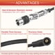 thumbnail image 5 of Cables de bobina de bujía de automóvil Unique Bargains de 7 mm para VW Beetle Golf Jetta No.06A905409F/06A905409L - Paquete de 4, 5 of 7