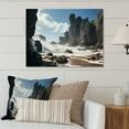 thumbnail image 2 of Designart "Majestic Cliffs in the Dominican" Landscapes Metal Art Print, 2 of 5