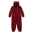 thumbnail image 2 of Ensemble Parent-Enfant Uni, Pyjama Familial à Manches Longues, Chandail à Capuchon à Col Rond avec Fermeture Éclair, 2 of 6