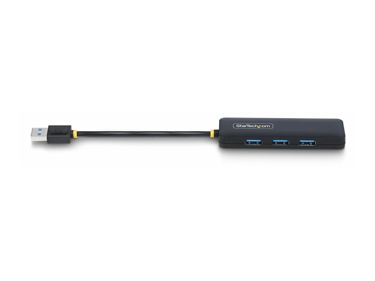StarTech.com StarTech.com 4-Port USB-A Hub, 5Gbps, Bus Powered, Small Travel Mini USB Hub, Multi-Port USB 3.0 Splitter, Portable USB Hub (h5a4a-usb-hub)