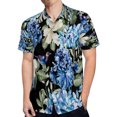 thumbnail image 4 of High Quality Hawaiian Shirts for Men Short Sleeve Aloha Beach Shirt Floral Summer Casual Button Down Shirts Blouses YANG2N, 4 of 7