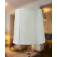 thumbnail image 6 of HomeConcept 14"x16"x17" Prestige Large Drum Lampshade Textured Oatmeal Fabric, Cylinder Shade for Tall Table Lamps, 6 of 6