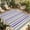 Grey Purple, variant on Blue Grey Stripes Outdoor Rug for Patio/Deck/Porch, Non-Slip Large Area Rug 3 x 5 Ft, Simple Striped Lines Minimalist Modern Indoor Outdoor Rugs Washable Area Rugs, Camping Rug Carpet Runner