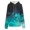 thumbnail image 4 of QQAMB Womens Oversized Hoodies Tie Dye Hooded Sweatshirts Casual Comfy Sweater Pullover Fall Winter Outfits with Pockets Sky Blue S, 4 of 5
