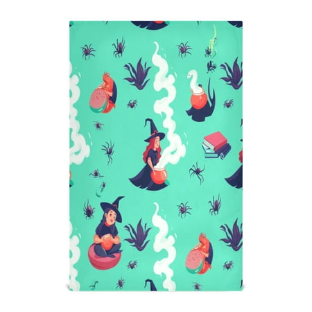 

Witches Brewing Potions Kitchen Towels Set of 4 Tea Towels for Kitchen Decorative Waffle Dishcloths 28x18in