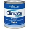 Valspar 44-27429 Clear Base Climate Zone Exterior Latex House Paint Satin, Size: 1 Quart