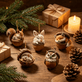 thumbnail image 4 of Torqee Animals Ornaments Forest Animal Decoration Christmas Tree Charm Multicolor 5 Piece One Size, 4 of 5