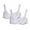 White, variant on Huvoen Women's 2pc Sexy Bra Sheer Lace Bra, Floral Lace Bralettes, Plus Size Full Coverages Seeing Through Gathering Mesh Soft Underwear Bras Beige xl