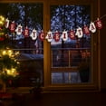 thumbnail image 5 of Red and White Christmas Polyester Banner with 5.11 Inch Letters, Gloves Shapes, Merry Christmas Pre-Assembled Holiday Garland for Party Home Celebration, 5 of 5