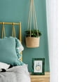 thumbnail image 3 of Macetas colgantes, cesta trenzada para plantas, decoración de pared, macetas, cesta para plantas, durabilidad extendida, 2 uds., 3 of 8