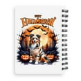 thumbnail image 2 of Mummy Miniature American Shepherd Happy Halloween with Pumpkins Bats Spooky Fun Spiral Bound Journal MAS Dog Lover Gifts 5x7in Spiral Notebook - 00019, 2 of 5