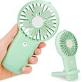 thumbnail image 1 of Ventilador de mano Mini ventilador portátil pequeño ventilador Personal velocidad ajustable recargable, 1 of 5