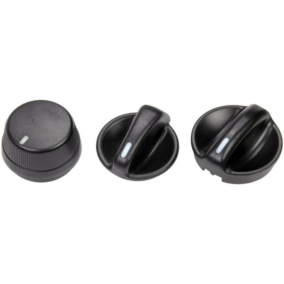 Dorman 76881 Temperature Control Knob Assortment for Specific Honda Models (Pack of 3)