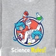 thumbnail image 3 of The Cat in the Hat - Science Rules - Men's Crew Neck Fleece Pullover, 3 of 5