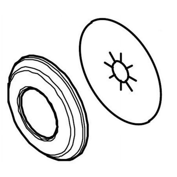 Pfister 960-601 01 / 07 Series Shower Handle Wall Flange - Brass