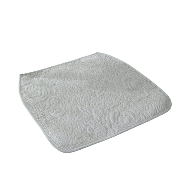 Btomtd Seasons Office Cushions No Slip Pures Thin Chair Pads Dining Chair Pads Computer Seat Cushions Washable, Gray