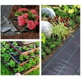 thumbnail image 3 of Geotextil - Tela de mantillo de 2 m x 10 m, tela antimaleza para jardín, lona agrícola negra, barrera antirraíces, contra maleza, tela permeable al agua, 3 of 5