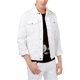 thumbnail image 1 of GUESS Chaqueta vaquera Rex Destroyed para hombre, blanca, pequeña Guess Chaqueta, 1 of 1